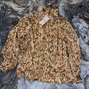 Leopard Print Women's Top